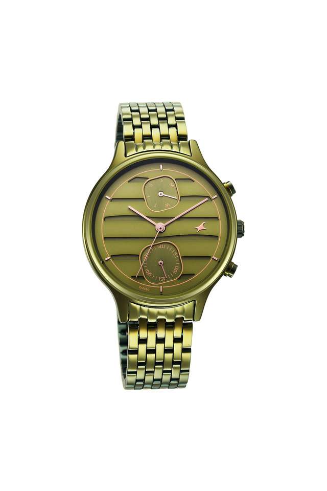 Women-s-38-x-45-x-9.50-mm-Style-Up-2.0-Green-Dial-Stainless-Steel-Analog-Watch---6207QM02