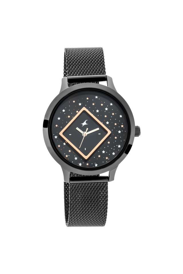 Womens-Fit-Out-X-Ananya-Pandey-Black-Dial-Analogue-Watch