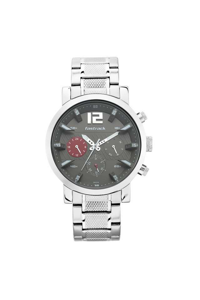 Grey-Dial-Stainless-Steel-Strap-Analogue-Watch-for-Men---3227SM01