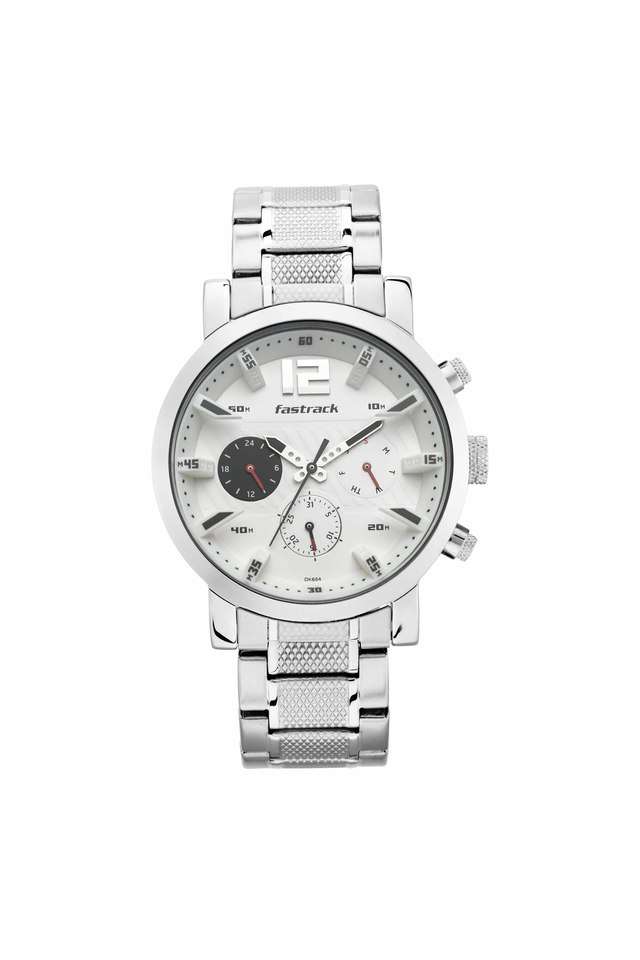 White-Dial-Stainless-Steel-Strap-Analogue-Watch-for-Men---3227SM02