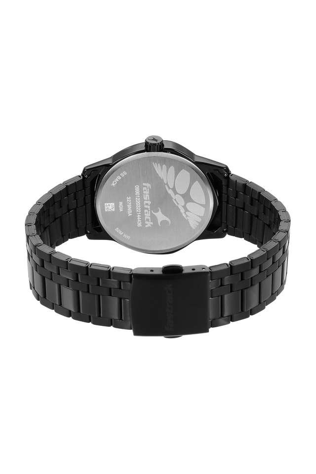 Mens-32.20-mm-Exuberant-Black-Dial-Metal-Analog-Watch