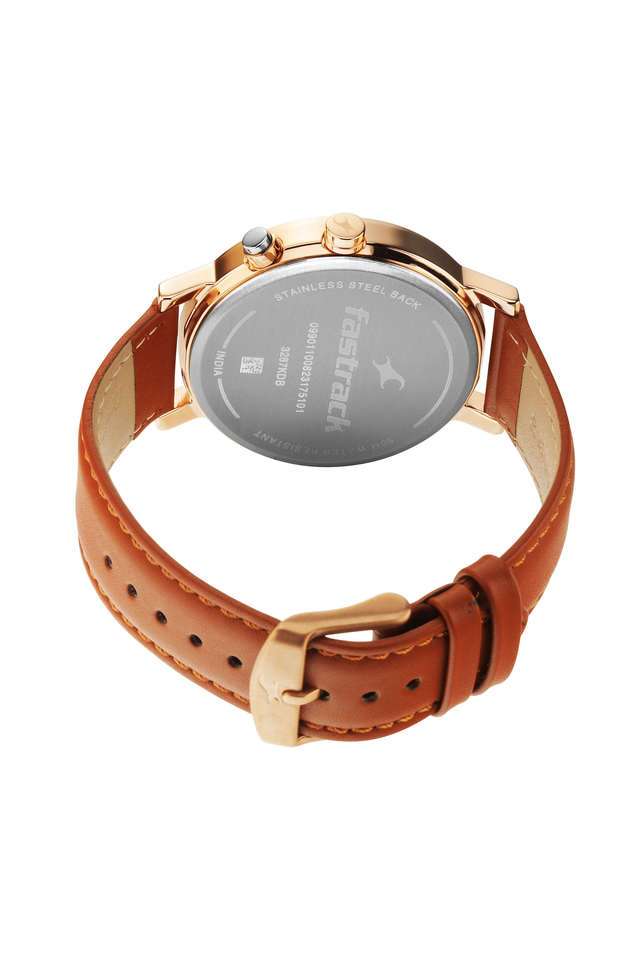 Tick-Tock-3.0-43-x-49.7-x-10-mm-Blue-Dial-Leather-Analogue-Watch-For-Men---3287KL03