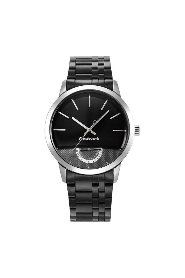 Mens-42-x-49.5-x-11.55-Opulence-Grey-Dial-Stainless-Steel-Band-Analog-Watch---3289KM01