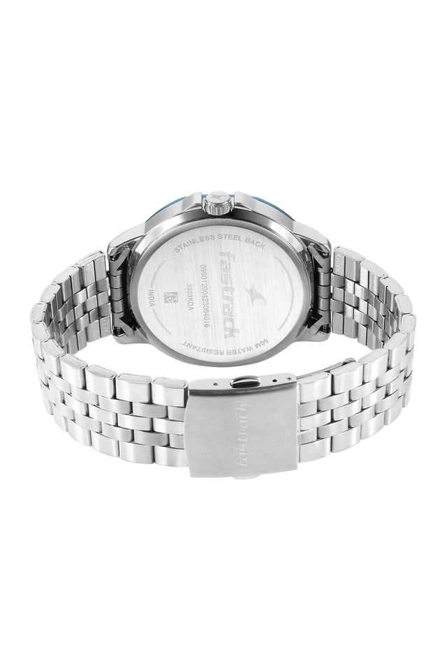 Exuberant-2.0-44.90-x-50.60-x-10.60-mm-Silver-White-Dial-Metal-Analog-Watch-for-Men