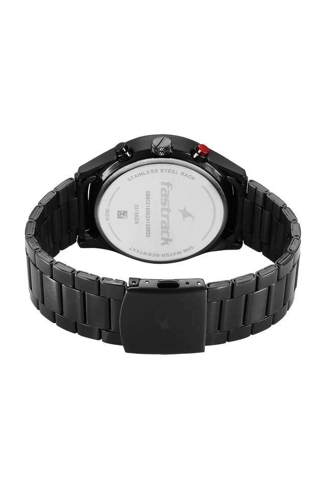 Opulence-2.0-Quartz-51.8-mm-Black-Dial-Metal-Analogue-Wrist-Watch-Watch-for-Men---3315KM01