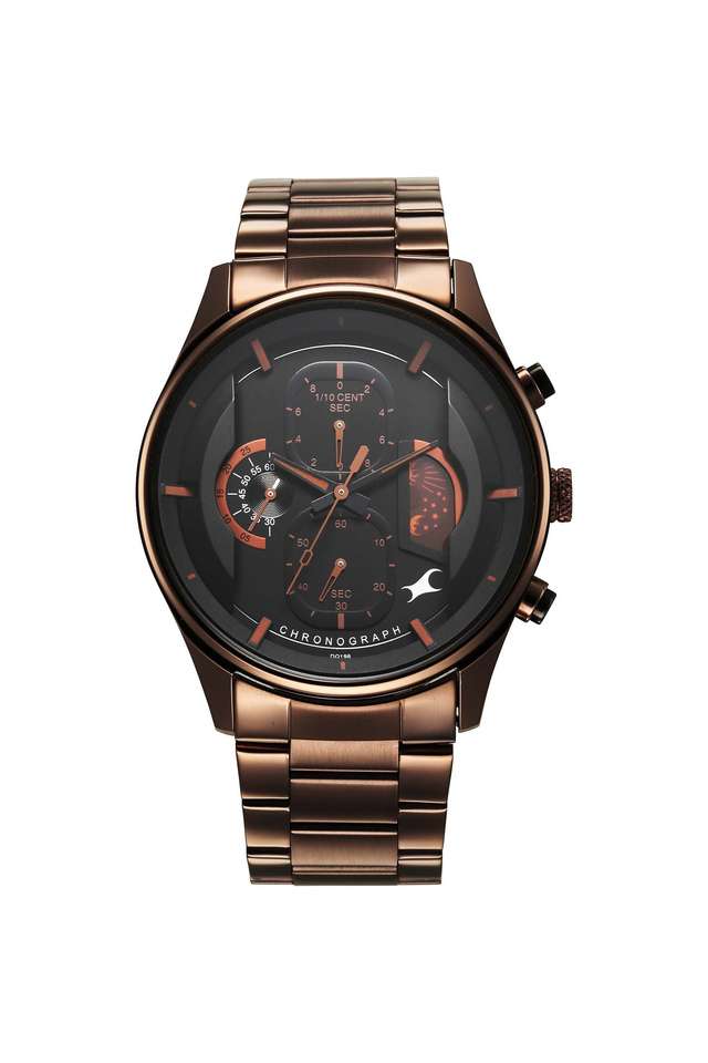 Opulence-2.0-Quartz-51.8-mm-Black-Dial-Metal-Analogue-Wrist-Watch-Watch-for-Men---3315KM02