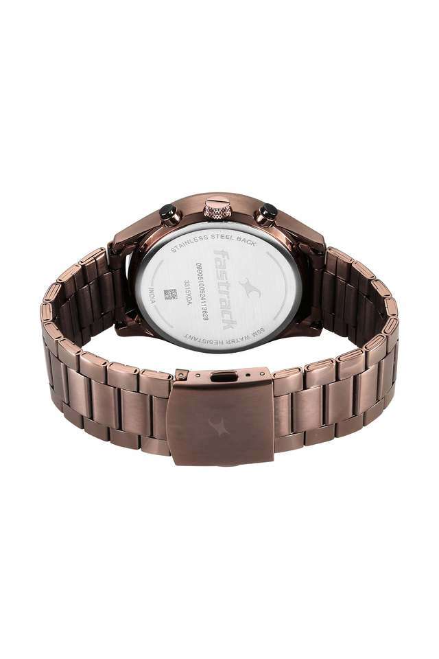 Opulence-2.0-Quartz-51.8-mm-Black-Dial-Metal-Analogue-Wrist-Watch-Watch-for-Men---3315KM02