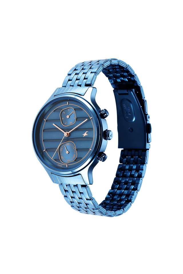 Women-s-38-x-45-x-9.50-mm-Style-Up-2.0-Blue-Dial-Stainless-Steel-Analog-Watch---6207QM01