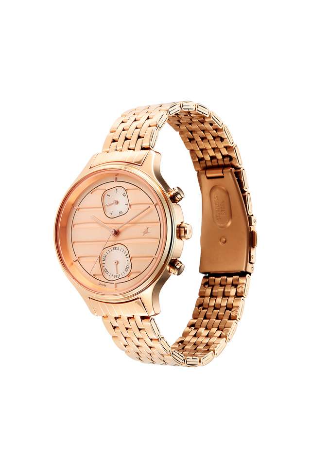 Women-s-38-x-45-x-9.50-mm-Style-Up-2.0-Champagne-Dial-Stainless-Steel-Analog-Watch---6207WM02