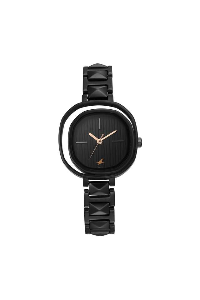 Womens-31-x-37.3-x-7.1-Opulence-Black-Dial-Brass-Band-Analog-Watch---6276NM01