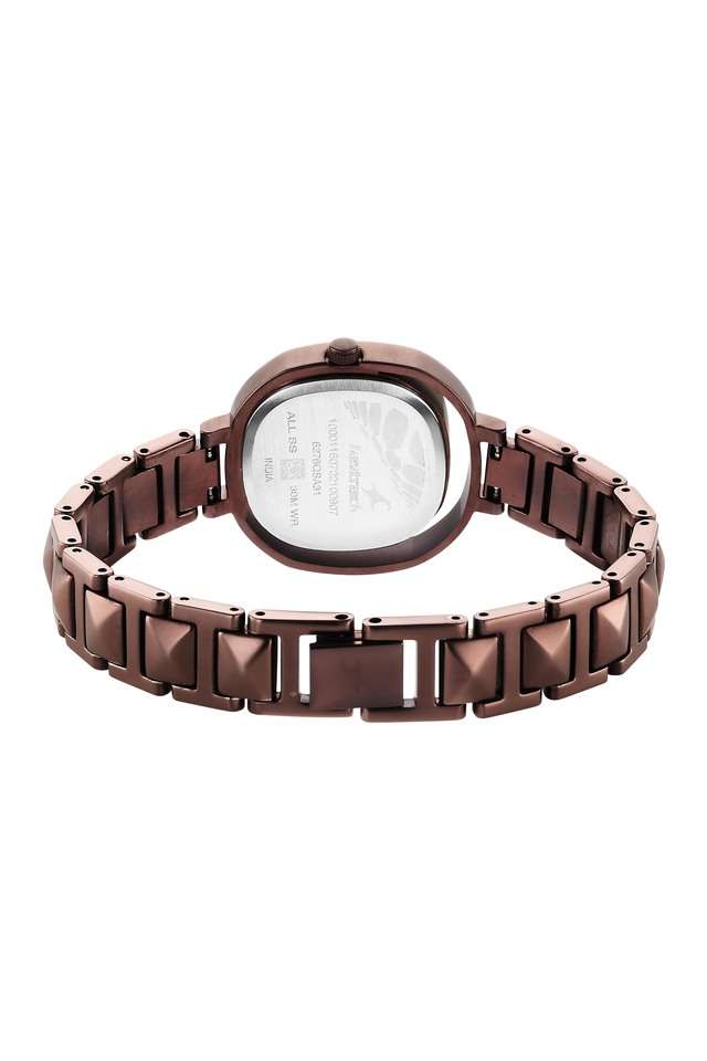 Womens-31-x-37.3-x-7.1-Opulence-Brown-Dial-Brass-Band-Analog-Watch---6276QM02