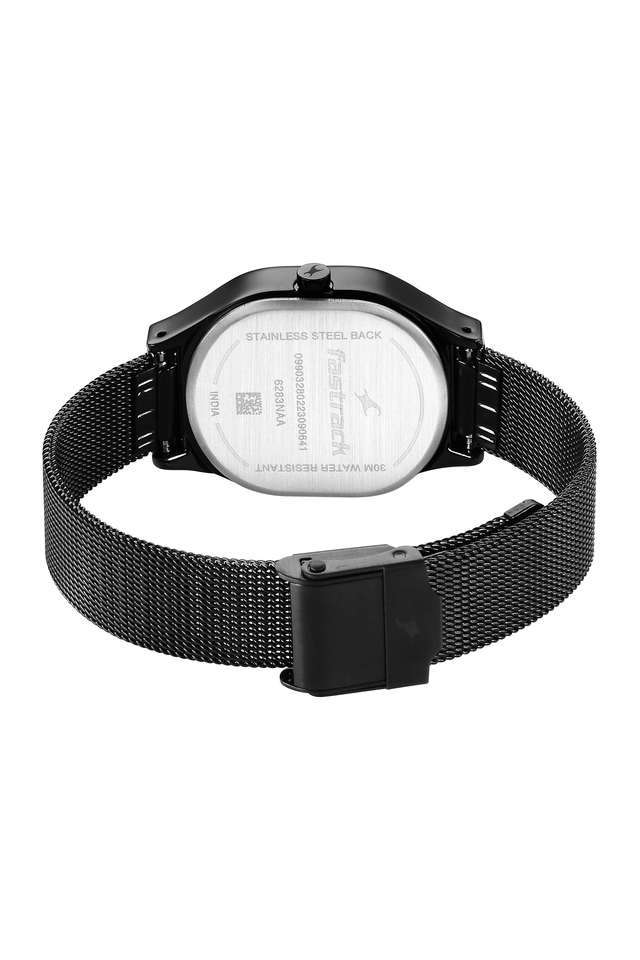 Snob-X-Quartz-Black-Dial-Stainless-Steel-Analog-Watch-for-Women