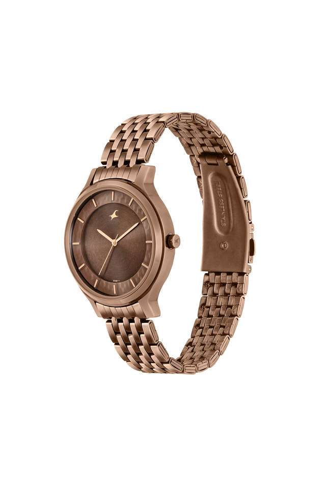 Crush-36.5x43.5x8.35-mm-Brown-Dial-Sheet-Metal-Analog-Watch-For-Women---6292QM01