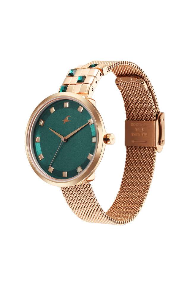 Fleek-II-35-mm-Green-Stainless-Steel-Analogue-Watch-For-Women---6300WM02