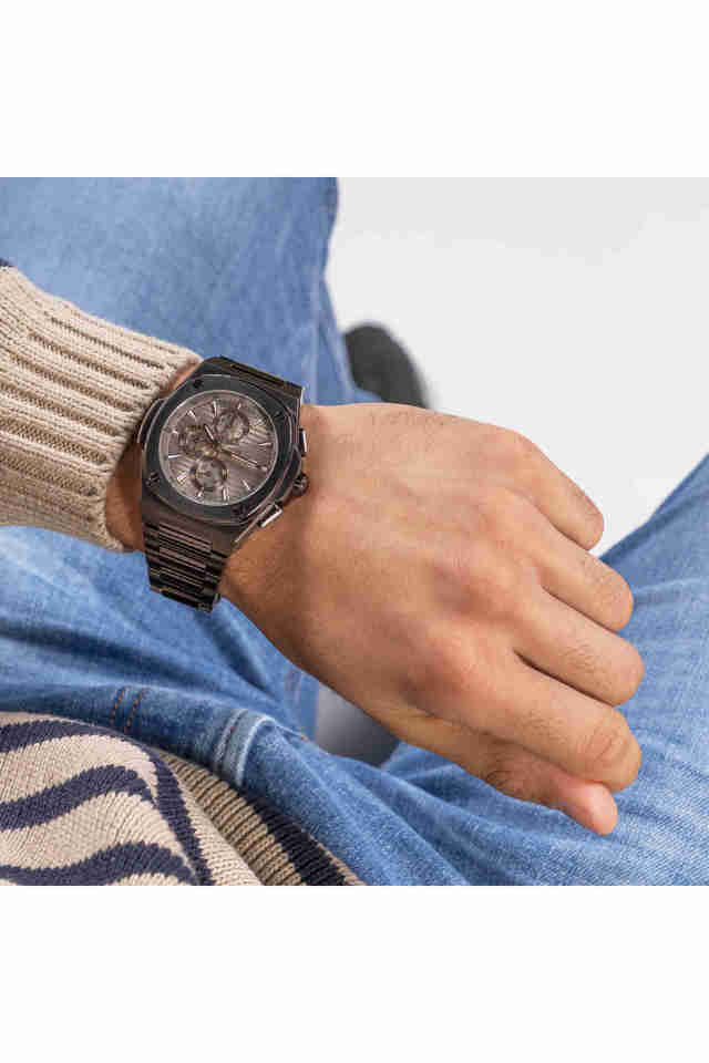 Buy GC NoColour Mens 44 mm Coussin Beige Dial Stainless Steel