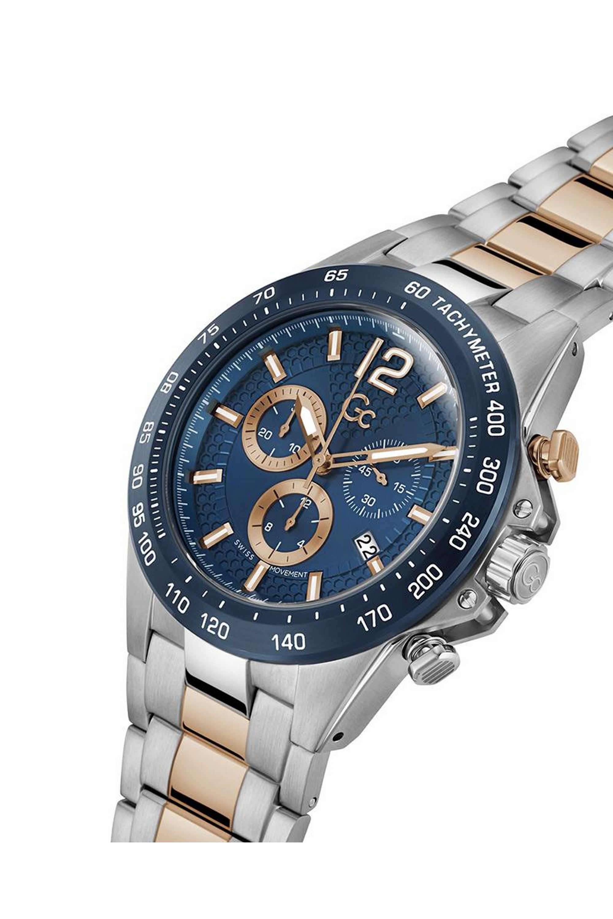 Buy GC blue Audacious 44 mm Analogue Quartz Watch For Men's - Blue