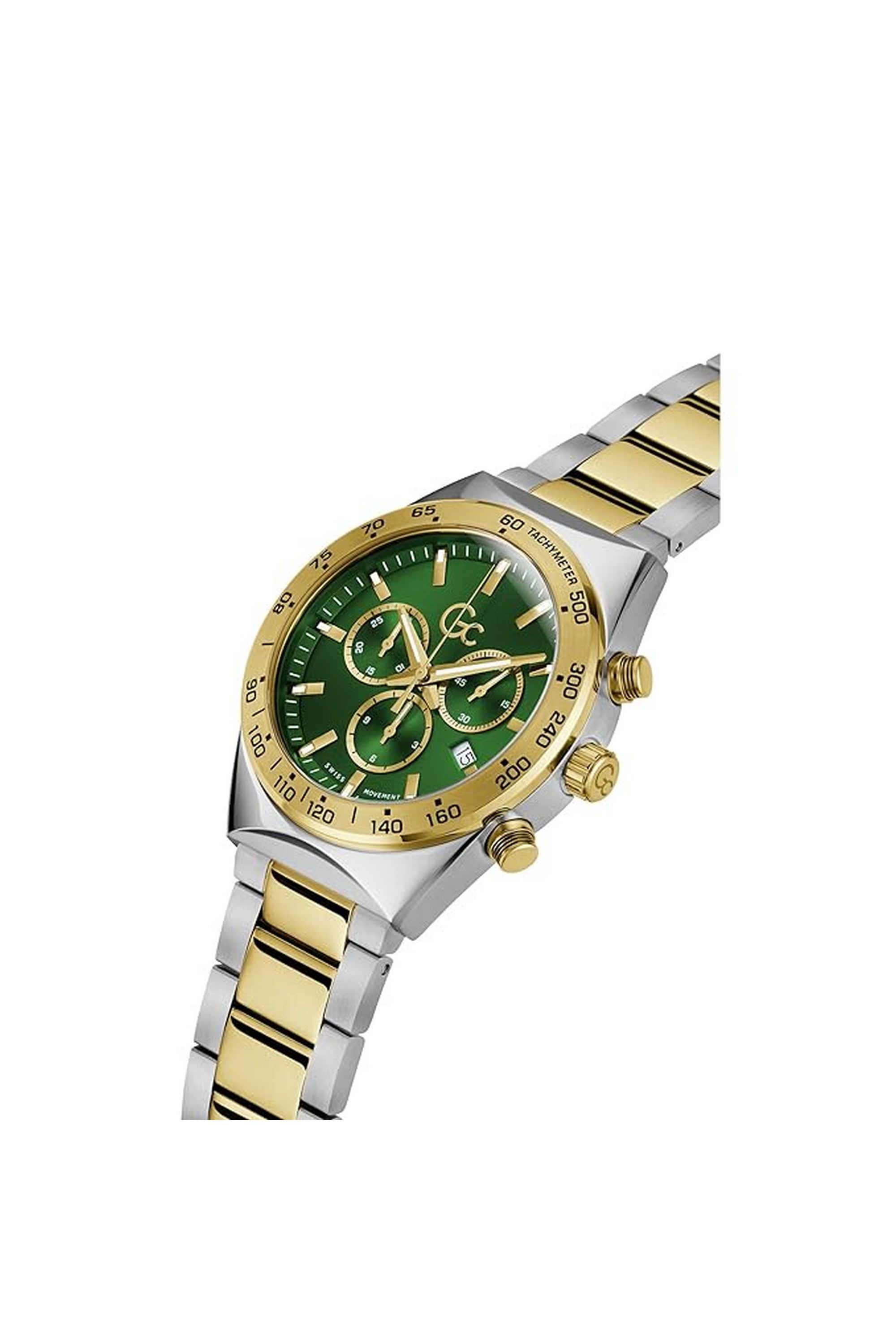 Buy GC green Clubhouse 42 mm Analogue Quartz Watch For Men's
