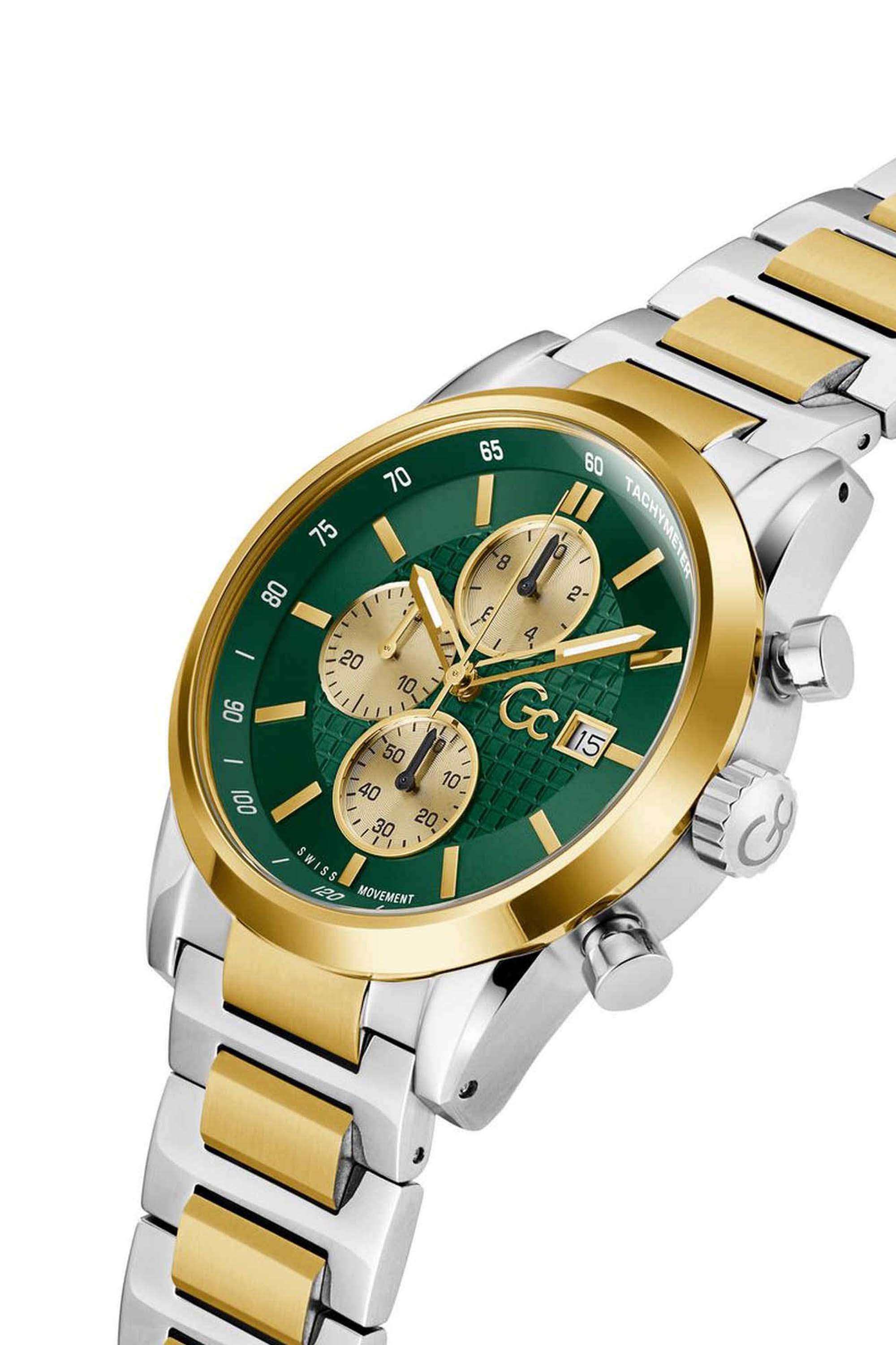 Buy GC green Gallant Analogue Quartz Watch For Men's - Green Dial
