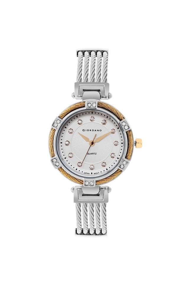 Womens-31.8-mm-SS2022-Silver-White-Dial-Metal-Band-Analog-Wrist-Watch---GD-60013-11