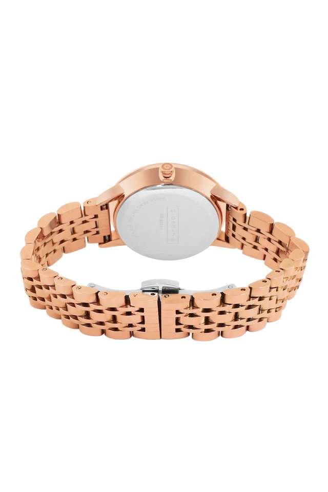 Buy Giordano NoColour 33 mm Rosegold Dial Metal Analog Watch For