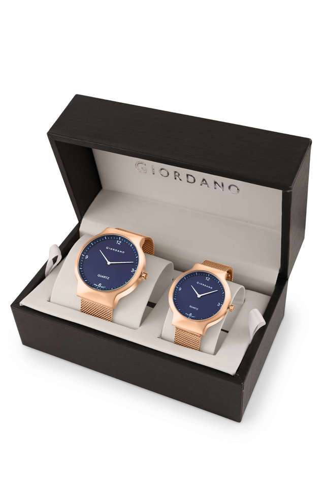 Gz 987 Giordano Quartz Watch Rose Gold His Her Watch Set His Her