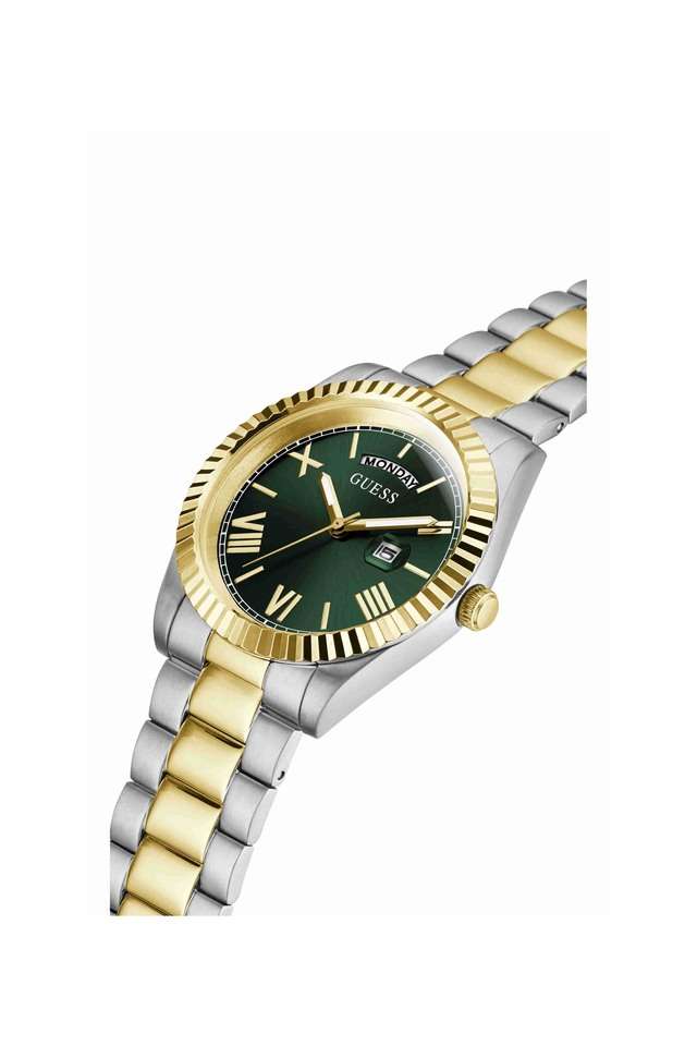 Mens-42-mm-Connoisseur-Green-Dial-Stainless-Steel-Analog-Watch---GW0265G8