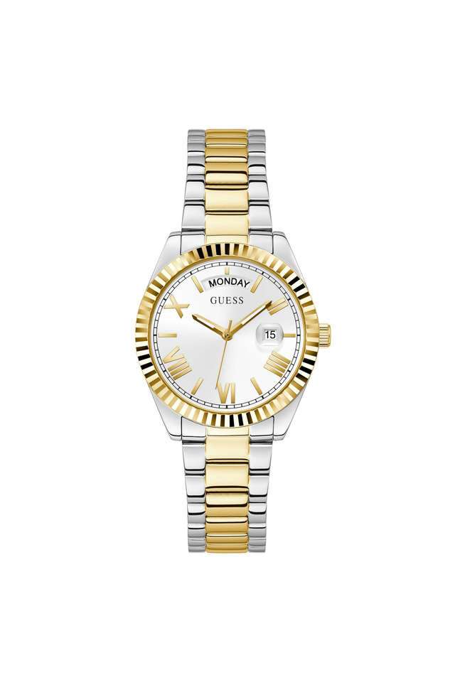 Luna-36-mm-White-Dial-Stainless-Steel-Analogue-Wrist-Watch-For-Women