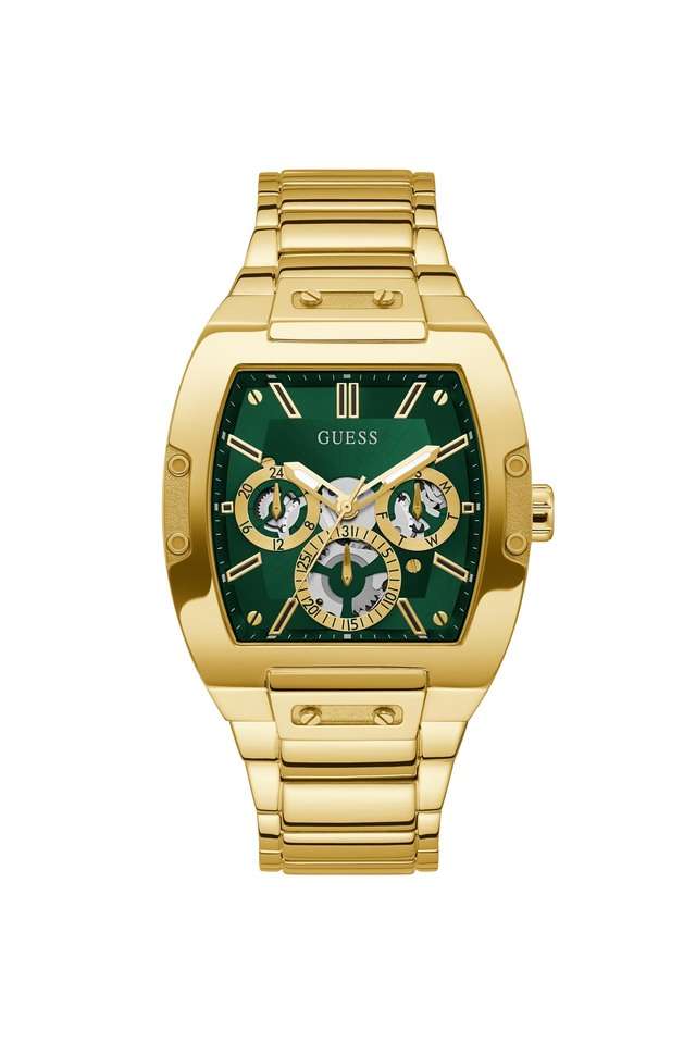 Mens-43-mm-Phoenix-Green-Dial-Stainless-Steel-Analog-Watch---GW0456G3