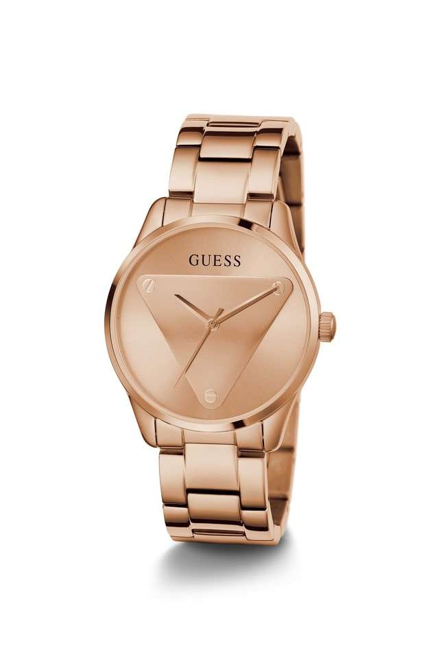 Womens-18-mm-Emblem-Rose-Gold-Dial-Stainless-Steel-Analog-Watch---GW0485L2