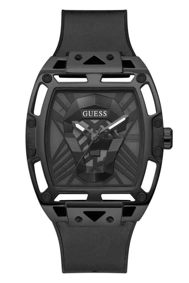 Mens-44-mm-Legend-Black-Dial-Genuine-Leather-Analog-Watch---GW0500G2