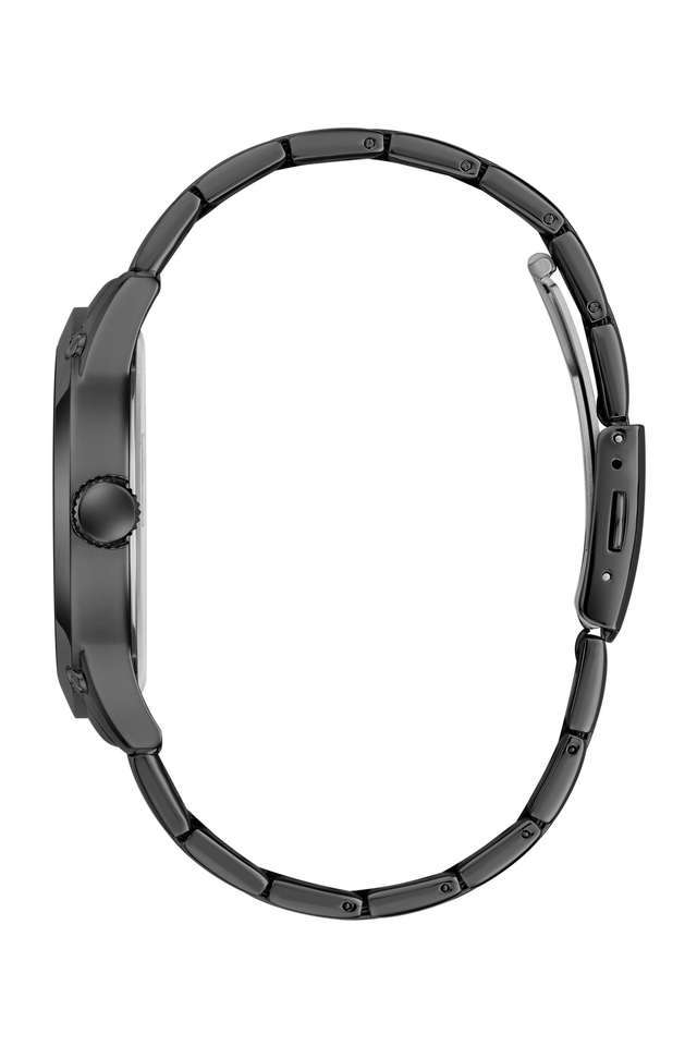 Crescent-44-mm-Black-Dial-Stainless-Steel-Analog-Watch-for-Men---GW0574G3
