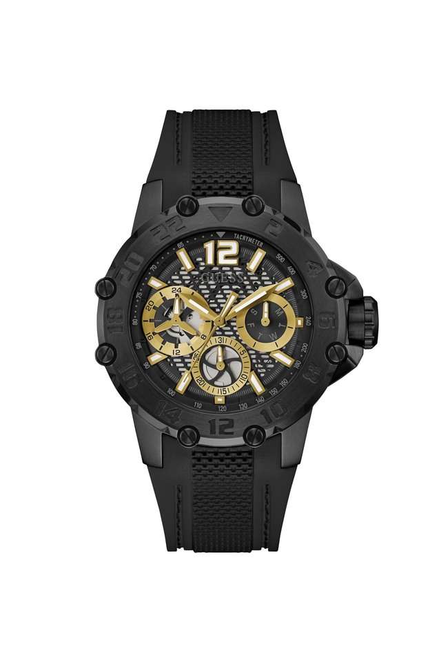 Contender-46-mm-Black-Dial-Silicone-Analogue-Watch-For-Men---GW0640G2
