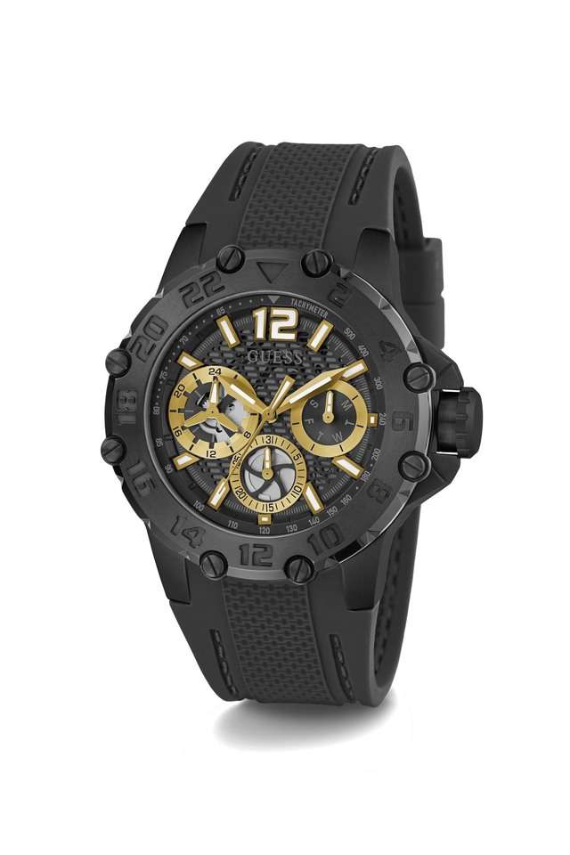 Contender-46-mm-Black-Dial-Silicone-Analogue-Watch-For-Men---GW0640G2
