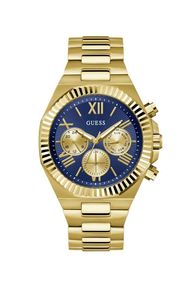 Dress-44-mm-Blue-Dial-Stainless-Steel-Analogue-Wrist-Watch-for-Men---GW0703G6