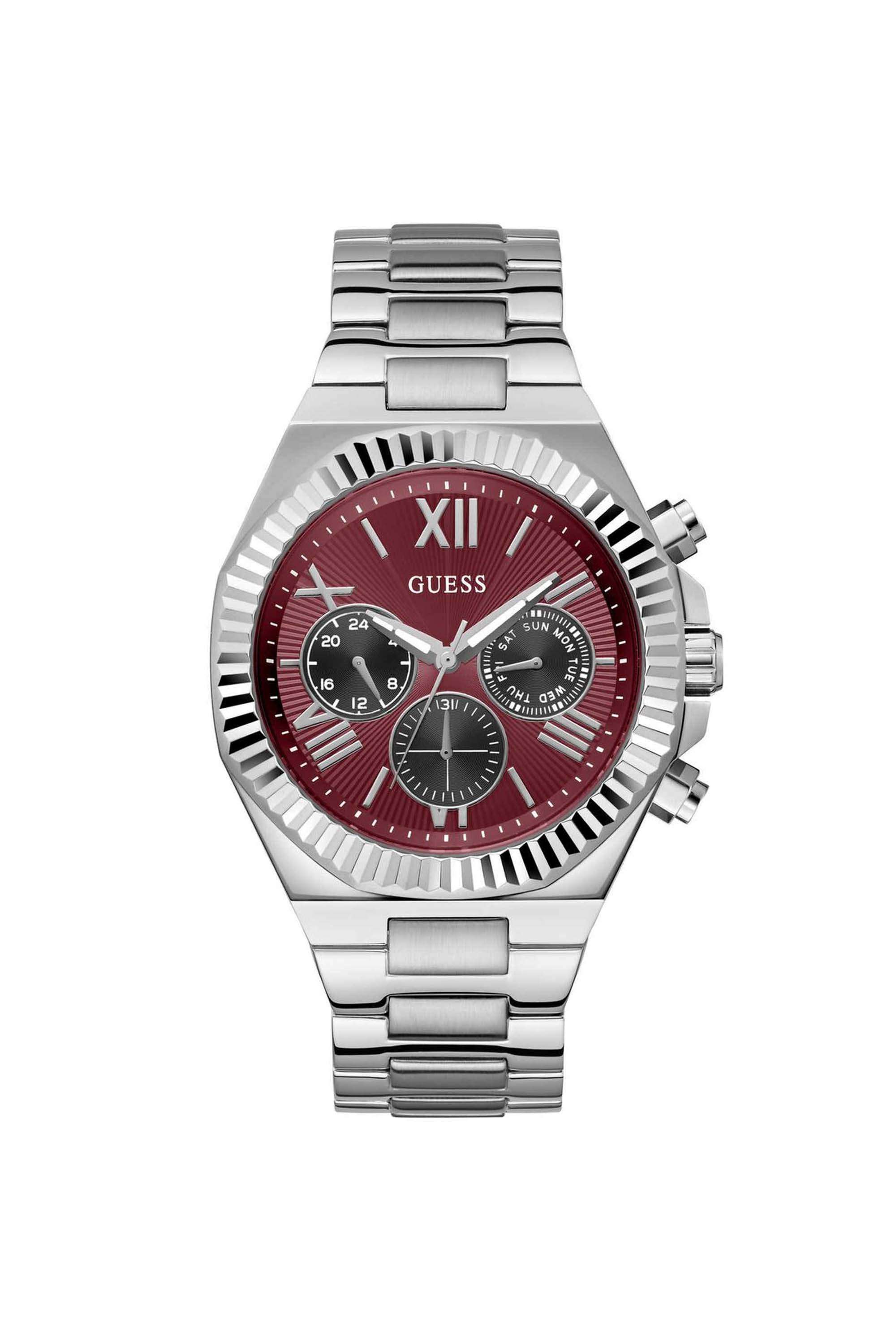 Dress-44-mm-Red-Dial-Stainless-Steel-Analogue-Watch-For-Men---GW0703G7
