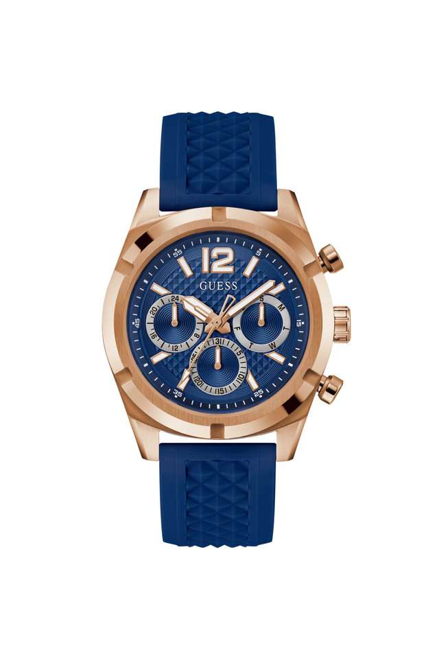 RESISTANCE-Men-s-Watch-with-Rose-Gold-Tone-case-&-Silicone-Strap---GW0729G3