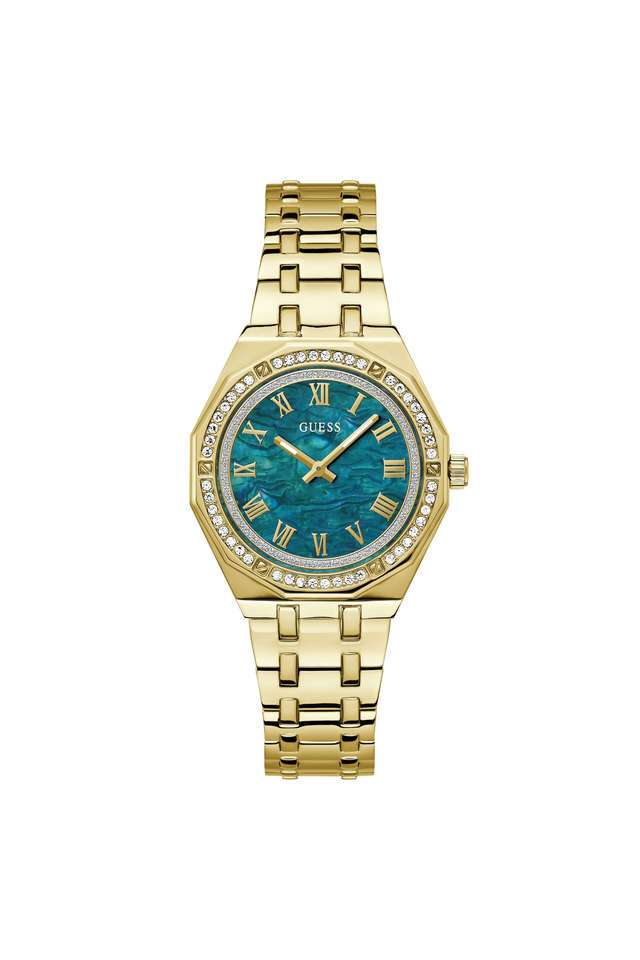 Desire-36-mm-Green-Dial-Stainless-Steel-Analogue-Wrist-Watch-For-Women---GW0768L1
