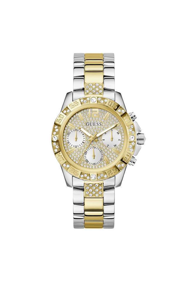Majesty-40-mm-White-Dial-Stainless-Steel-Analogue-Wrist-Watch-For-Women---GW0752L1