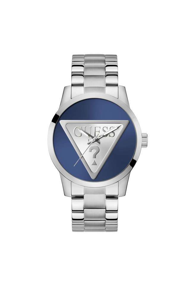 Badge-44-mm-Blue-Dial-Stainless-Steel-Analogue-Wrist-Watch-For-Men---GW0795G4