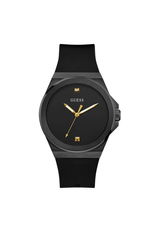 Ajio Guess Silicone Watches Price History Of Guess Men Black