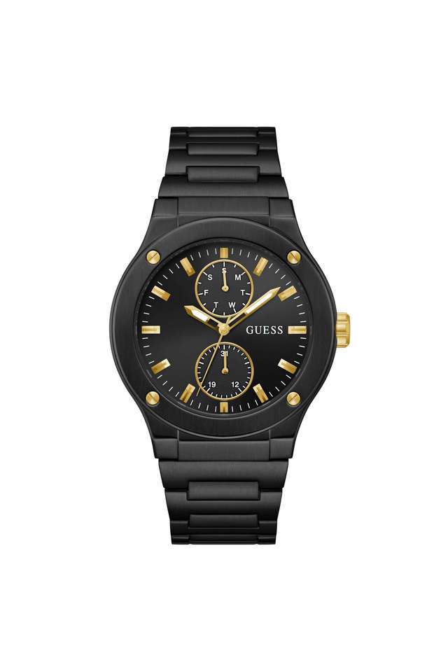 Jet-45-mm-Black-Dial-Stainless-Steel-Analogue-Wrist-Watch-For-Men---GW0771L3