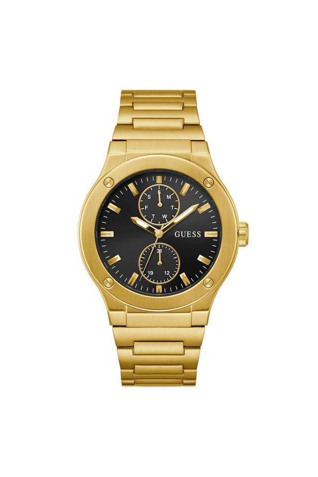 Jet-45-mm-Black-Dial-Stainless-Steel-Analogue-Wrist-Watch-For-Men---GW0770L1