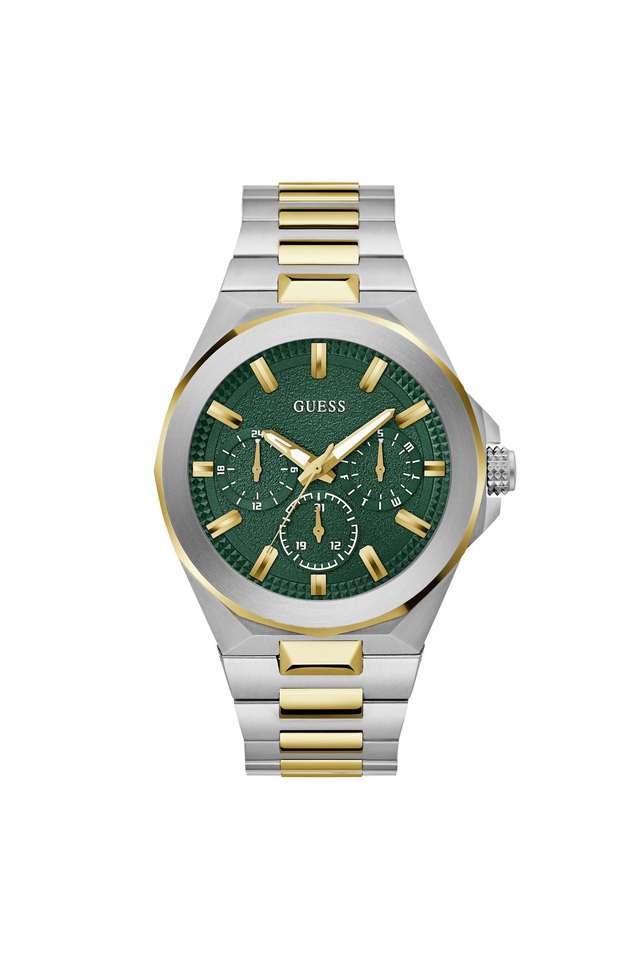 Dashboard-46-mm-Green-Dial-Stainless-Steel-Analogue-Wrist-Watch-For-Men---GW0770L3