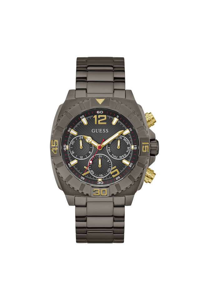 Traction-44-mm-Black-Dial-Stainless-Steel-Analogue-Wrist-Watch-For-Men---GW0762L6