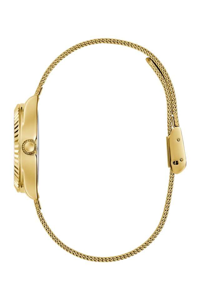 Dress-30-mm-Gold-Dial-Stainless-Steel-Analogue-Wrist-Watch-for-Women---GW0842L2