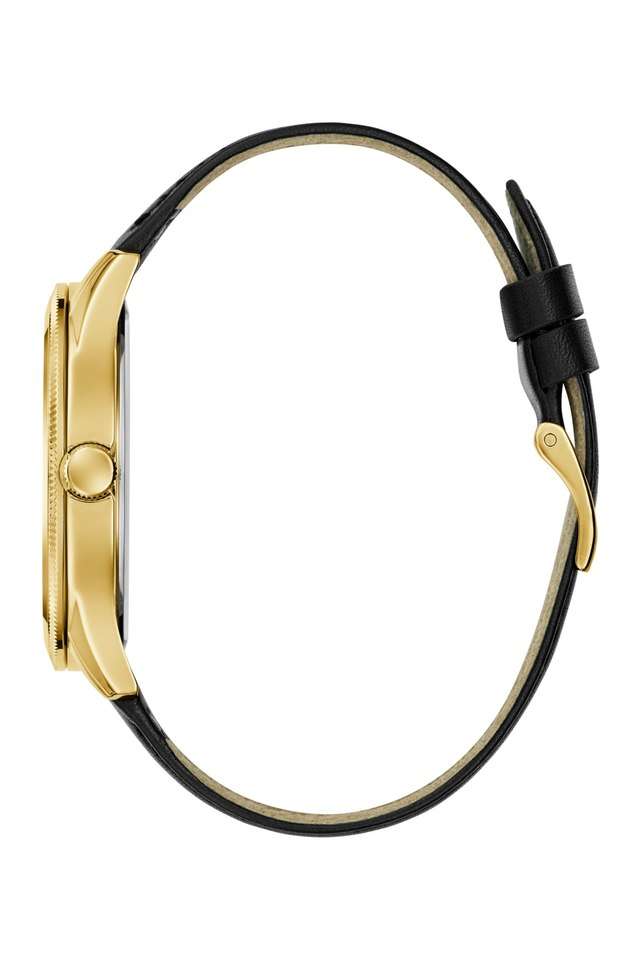 Dress-44-mm-Green-Dial-Genuine-Leather-Analogue-Wrist-Watch-for-Men---GW0846G1