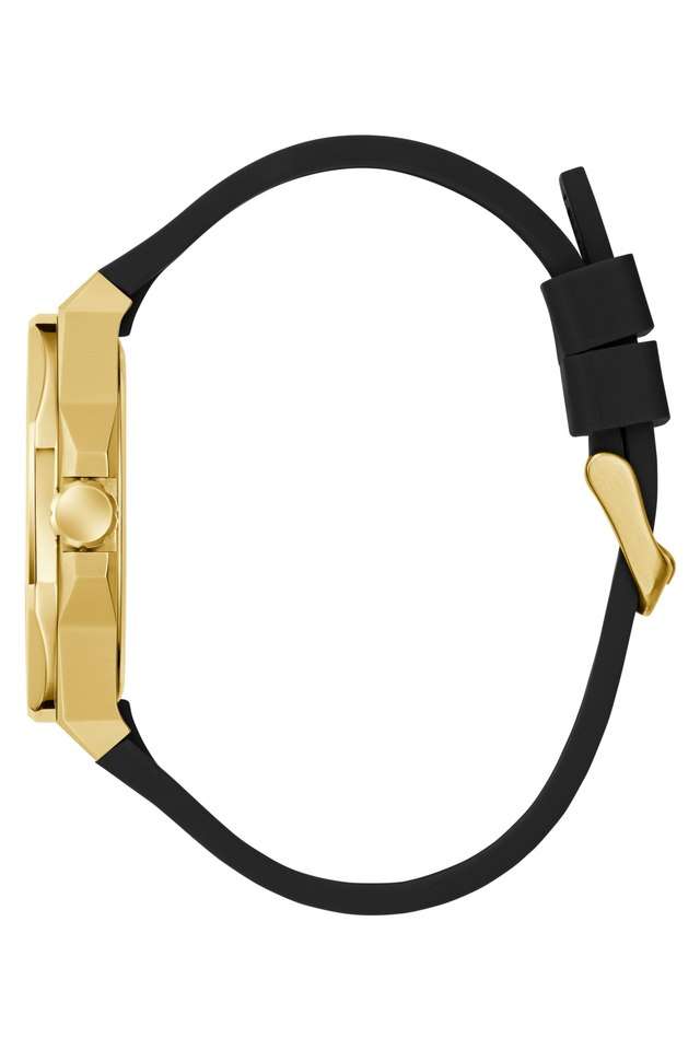 Dress-41.5-mm-Black-Dial-Silicone-Analogue-Wrist-Watch-for-Men---GW0850G2