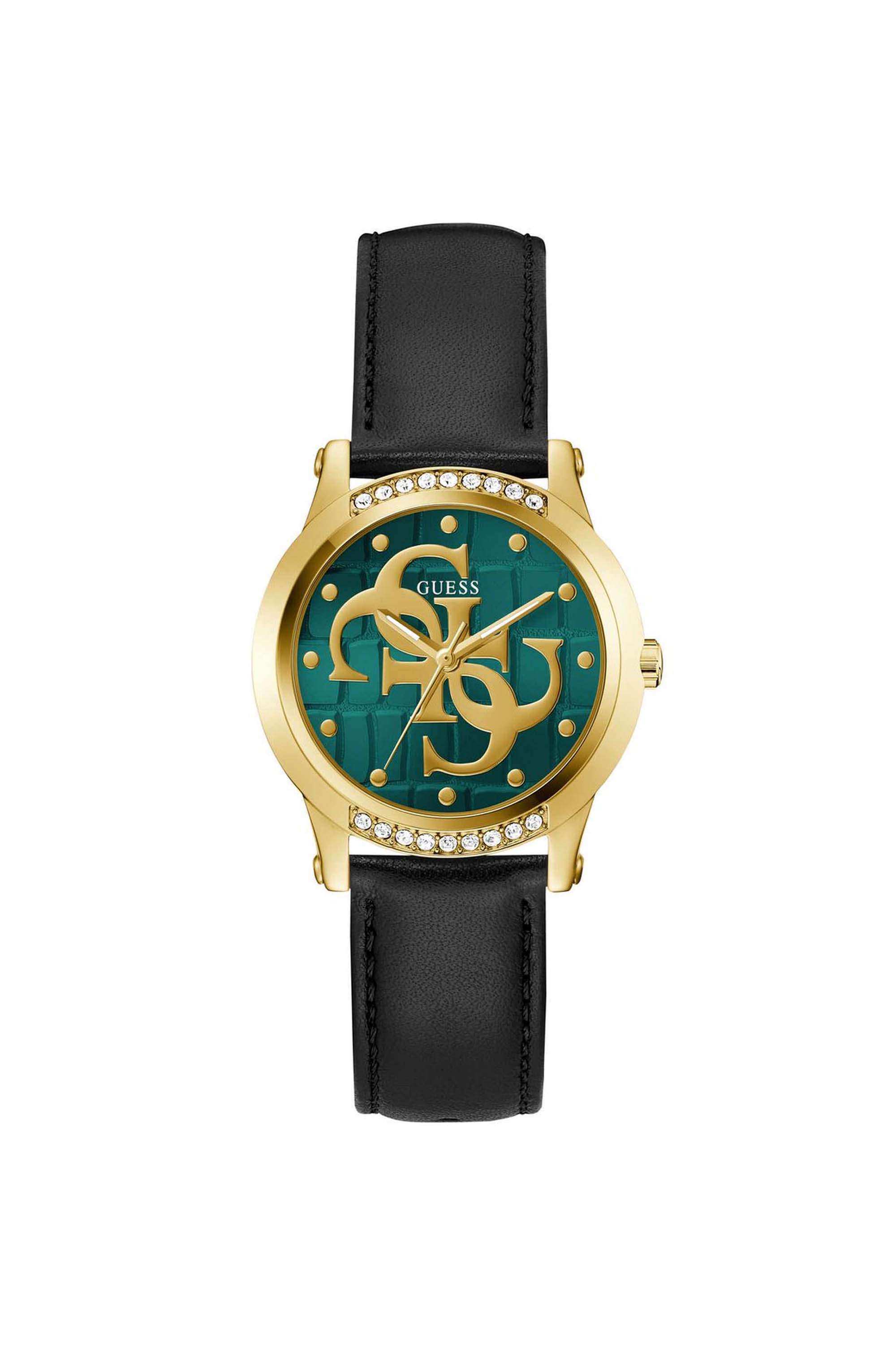 Trend-36-mm-Green-Dial-Leather-Analogue-Watch-For-Women---GW0860L6