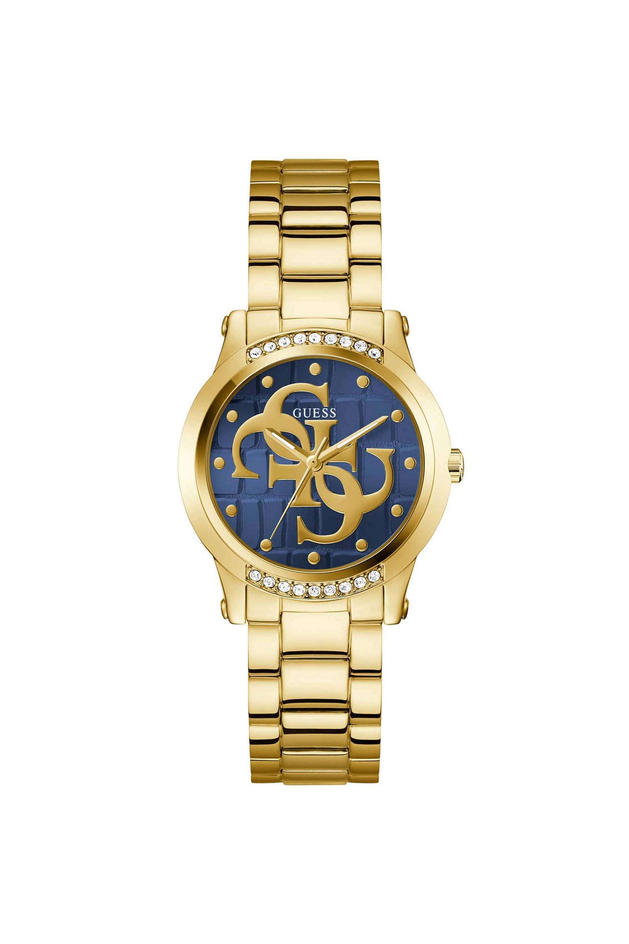 Trend-36-mm-Blue-Dial-Stainless-Steel-Analogue-Watch-For-Women---GW0861L6