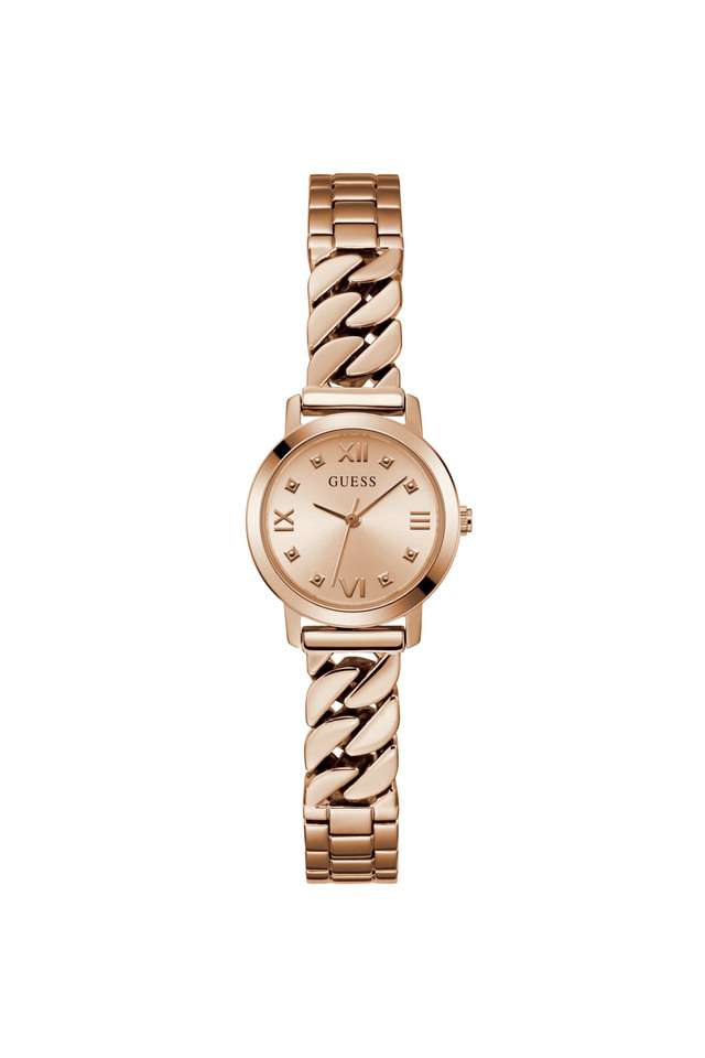 Bejeweled-25-mm-Rose-Gold-Dial-Stainless-Steel-Analogue-Wrist-Watch-for-Women---GW0867L3